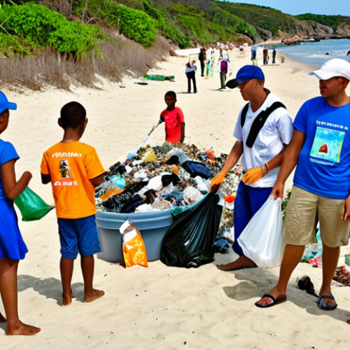 Home 16 **Image Prompt for Diversity of Projects**:
"A vibrant scene depicting an environmental manager coordinating a beach cleanup event. Volunteers of all ages are collecting trash, while educational posters about marine conservation are displayed. The atmosphere is lively, showcasing teamwork and community engagement in preserving natural resources."