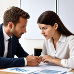 **

A dynamic negotiation scene in a modern office. Two professionals sit across a table, engaging in active listening. One is leaning forward, intently listening to the other, with documents and charts scattered on the table, highlighting the importance of preparation and understanding the other party's needs. Focus on creating a sense of collaboration and strategic thinking.

**