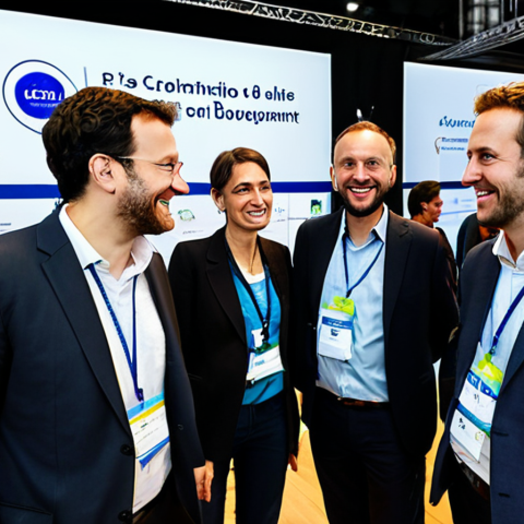 환경관리사 자격증으로 다국적 기업 취업하기 - Networking Event**
"A professional networking event in Paris, France, focused on sustainable develo...