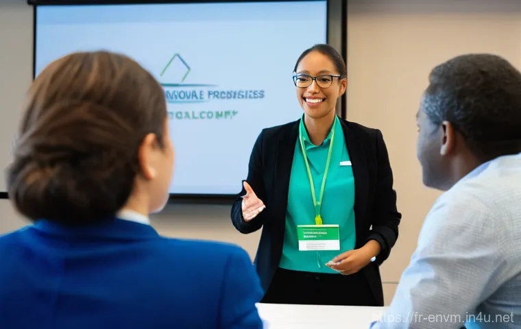 환경관리사 시험에 실패하지 않는 법 - **Prompt Title: Vision of a Sustainable Industrial Future**
    *   **Image Description**: A confide...